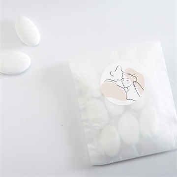 Aufkleber Hochzeit umarmung - vue 4