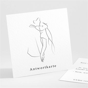 Antwortkarte Hochzeit ref. N301232