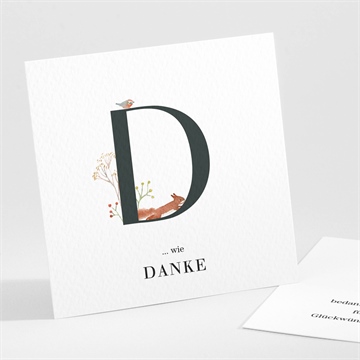 Dankeskarte Geburt ref. N301298