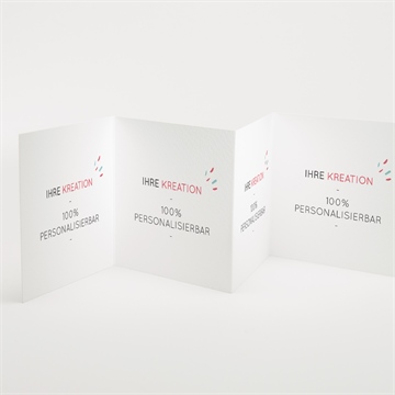 Geburtskarte blanco - 10x10cm (n83131) - Vue 2