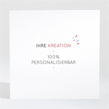 Save the Date Karte blanco - 9,5x9,5cm (n3001667)