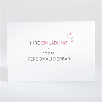 Einladung Taufe blanco - 13,8x9,5cm (n11045)