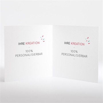 Trauerkarte blanco - 13,5x13,5cm (n451239) - Vue 2