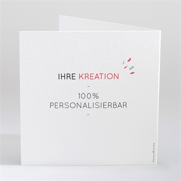 Trauerkarte blanco - 13,5x13,5cm (n451239) - vue 3