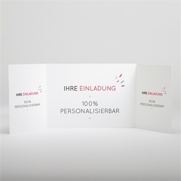 Hochzeitseinladung blanco - 10,5x14,5cm (n70183) - Vue 2