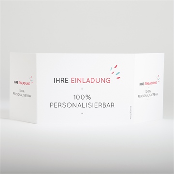 Hochzeitseinladung blanco - 10,5x14,5cm (n70183) - vue 3