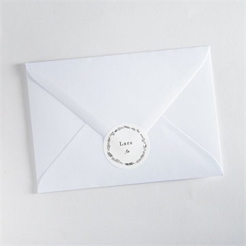 Aufkleber Trauer filigraner blätterkanz - vue 3