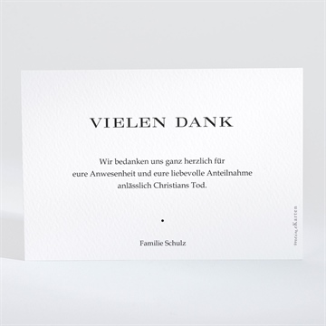 Trauerdanksagung seine freude - Vue 2