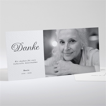 Trauerkarte schöne erinnerung - querformat