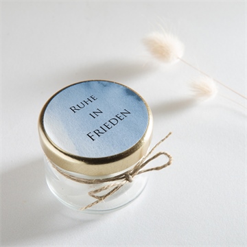 Aufkleber Trauer zarter aquarellgruß - Vue 2