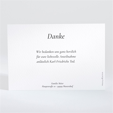 Trauerdanksagung stilles gebet - Vue 2