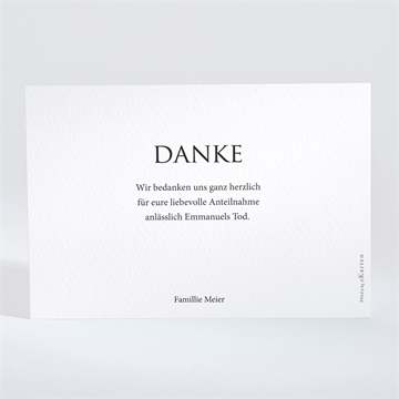 Trauerdanksagung ruhe in frieden - Vue 2