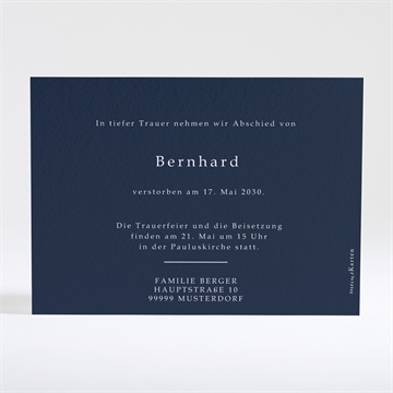 Trauerkarte sein schönstes lachen - vue 4