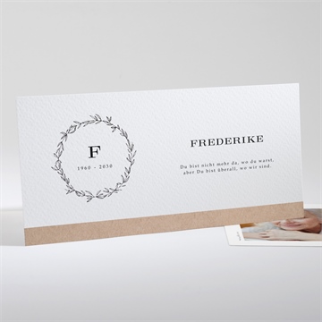 Trauerkarte ref. N131110