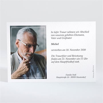 Trauerkarte ref. N11046