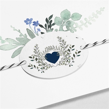 Trauerdanksagung souvenir - saatpapier - Vue 2