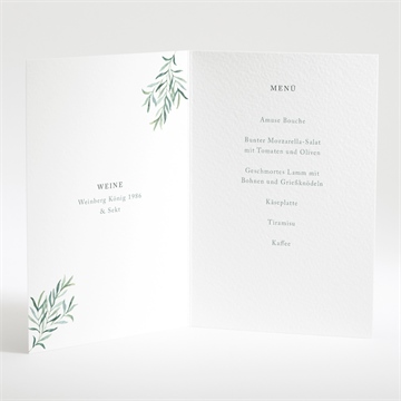 Menükarte Hochzeit liebessamen - Vue 2