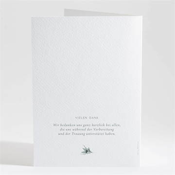 Kirchenheft Hochzeit aquarell poesie mit initiale - Vue 4