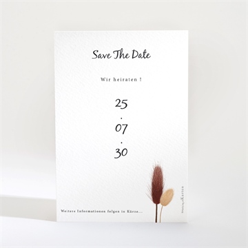 Save the Date Karte feldblumenstrauß - Vue 2