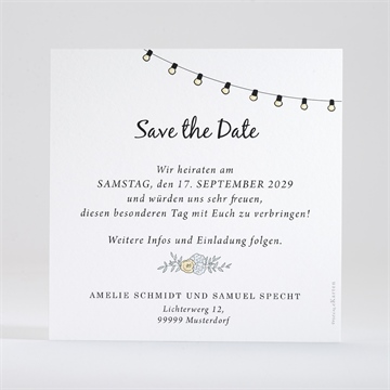 Save the Date Karte liebespaar - Vue 2