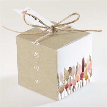 Geschenkbox Hochzeit feldblumenstrauß - Vue 2