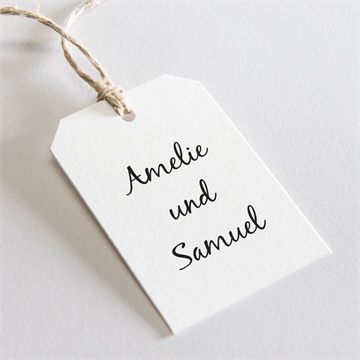 Geschenkanhänger Hochzeit liebespaar