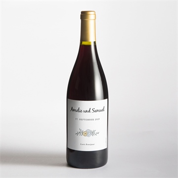 Flaschenetikett Hochzeit liebespaar - Vue 2