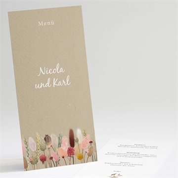 Menükarte Hochzeit ref. N221152