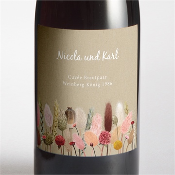 Flaschenetikett Hochzeit ref. N3001693