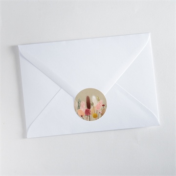 Aufkleber Hochzeit feldblumenstrauß - Vue 3