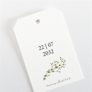 Geschenkanhänger Hochzeit gravur mit ländlichem motiv - Vue 3