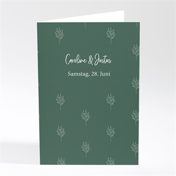 Menükarte Hochzeit samenliebe