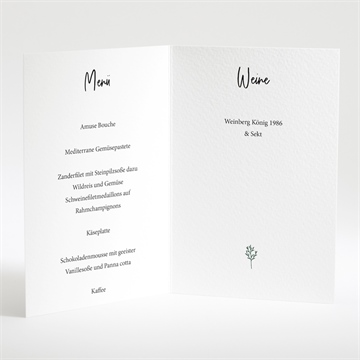 Menükarte Hochzeit samenliebe - Vue 2