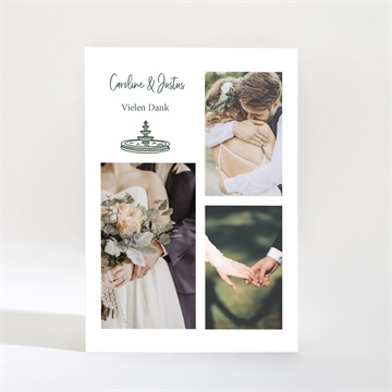 Dankeskarte Hochzeit ref. N21047