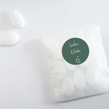 Aufkleber Hochzeit samenliebe - Vue 4