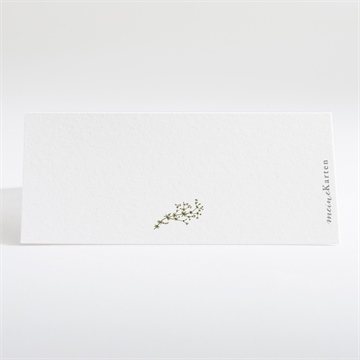 Tischkarte Hochzeit gravur mit ländlichem motiv - Vue 2