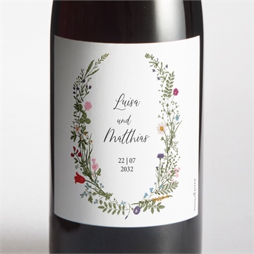 Flaschenetikett Hochzeit ref. N3001686
