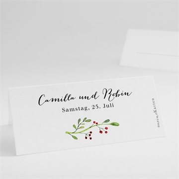 Tischkarte Hochzeit frühlingsgefühle