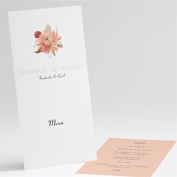 Menükarte Hochzeit ref. N221160