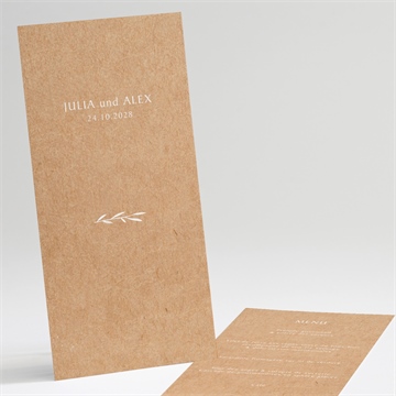 Menükarte Hochzeit Ref. N221167