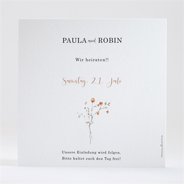 Save the Date Karte zu zweit - Vue 2