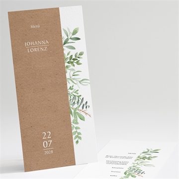 Menükarte Hochzeit ref. N221145