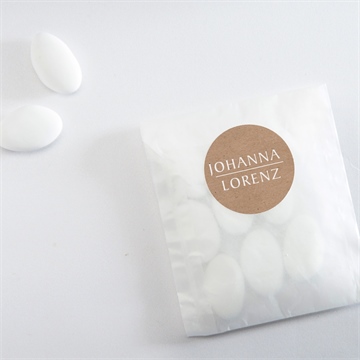 Aufkleber Hochzeit blätterschmuck - Vue 4