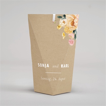 Geschenkbox Hochzeit land und poesie - schachtel - Vue 4