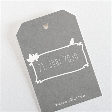 Geschenkanhänger Taufe vogelgezwitscher - vue 3