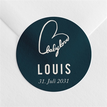 Sticker Geburt baby love