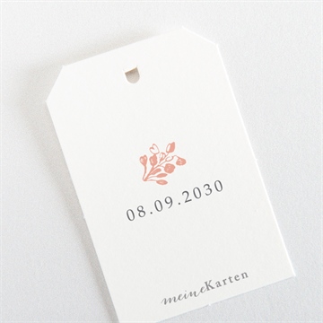 Geschenkanhänger Taufe vintage natur - vue 3