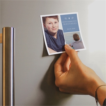 Einladung Kommunion vergiss mich nicht - magnet - Vue 2