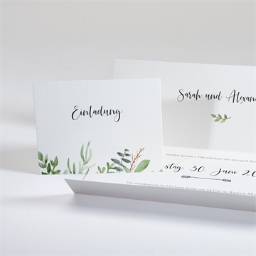 Hochzeitseinladung blättertanz - vue 3
