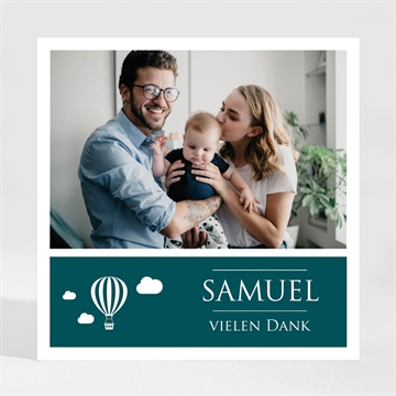 Dankeskarte Geburt collage